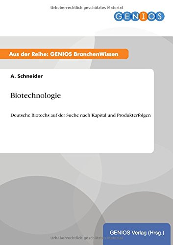 Biotechnologie (german Edition) [Paperback]