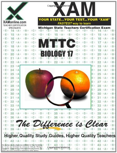 MTTC Biology 17 Teacher Certification Test Prep Study Guide [Paperback]