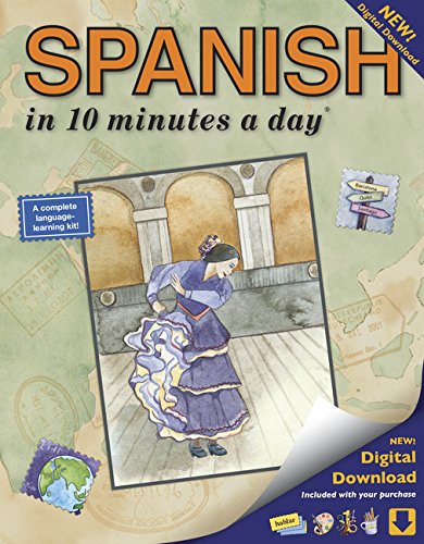 SPANISH in 10 minutes a day® [Paperback]