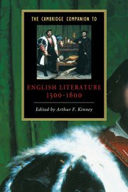 The Cambridge Companion to English Literature, 1500}}}1600 [Hardcover]