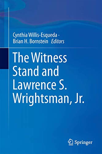 The Witness Stand and Lawrence S. Wrightsman, Jr. [Hardcover]