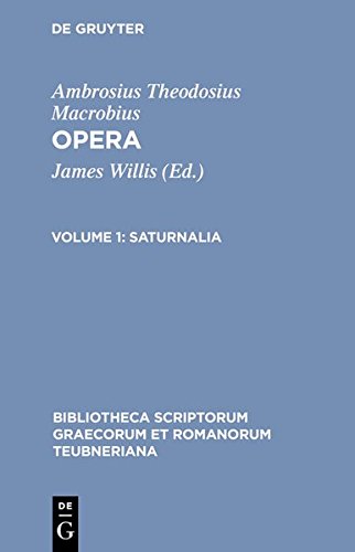 Opera, vol. I Saturnalia [Hardcover]