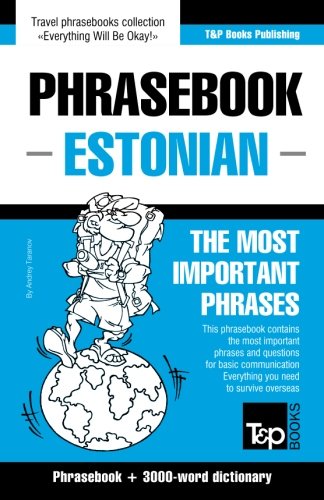 English-Estonian Phrasebook & 3000-Word Topical Vocabulary [Paperback]