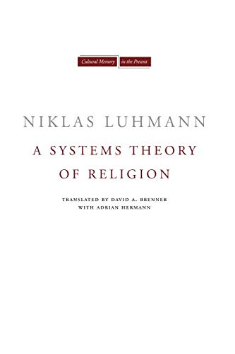 A Systems Theory of Religion [Paperback]