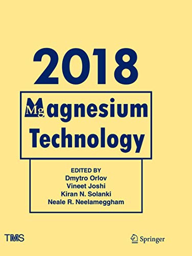 Magnesium Technology 2018 [Paperback]