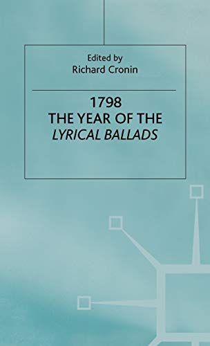 1798: The Year of the Lyrical Ballads [Hardcover]