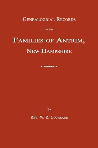 Families of Antrim, Ne Hampshire [Paperback]