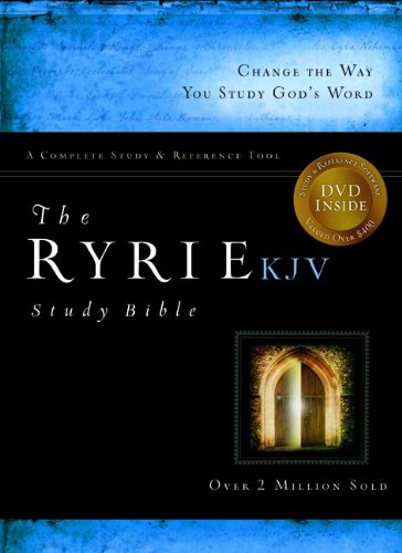 The Ryrie Kjv Study Bible Bonded Leather Black Red Letter (ryrie Study Bibles 20 [Bonded Leather]