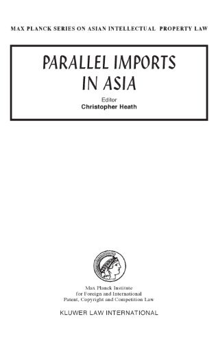 Parallel Imports in Asia [Hardcover]