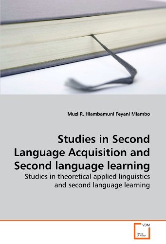 Studies in Second Language Acquisition and Second Language Learning [Paperback]