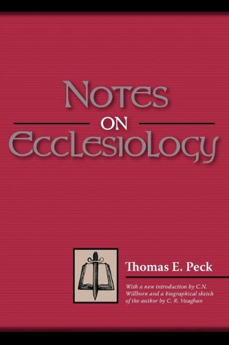 Notes On Ecclesiology [Paperback]