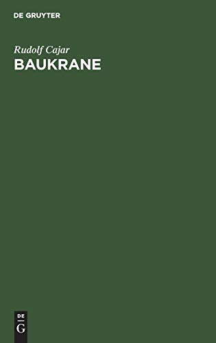 Baukrane [Hardcover]