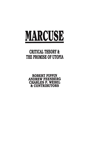 Marcuse Critical Theory And The Promise Of Utopia [Paperback]