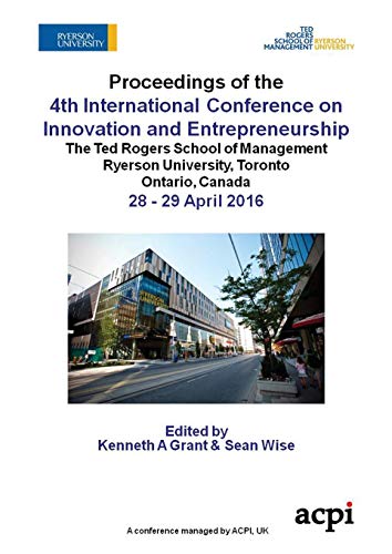 Icie 2016 - Proceedings Of The 4th International Conference On Innovation And En [Paperback]