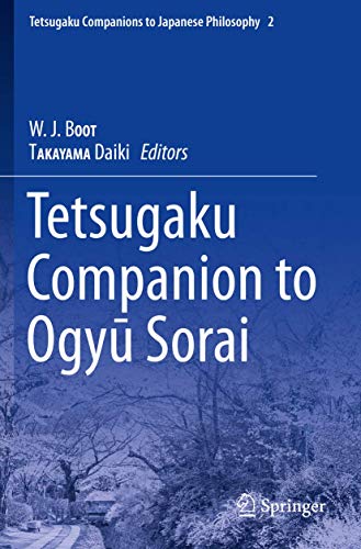 Tetsugaku Companion to Ogyu Sorai [Paperback]