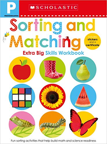 Sorting and Matching Pre-K Workbook: Scholastic Early Learners (Extra Big Skills [Paperback]