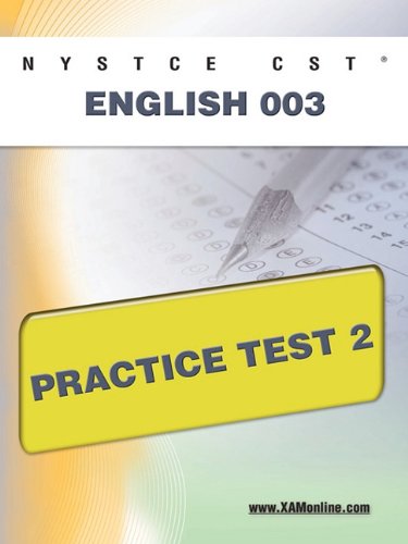 NYSTCE CST English 003 Practice Test 2 [Paperback]