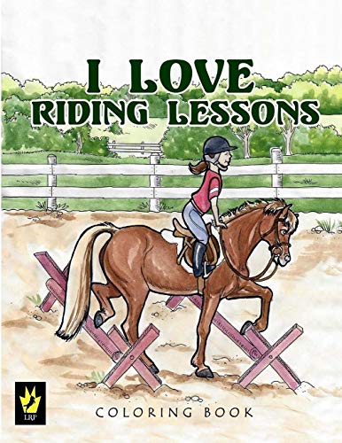 I Love Riding Lessons Coloring Book [Paperback]