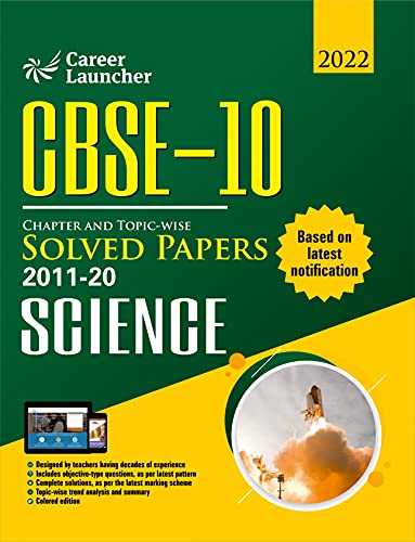 Cbse Class X 2021 - Chapter And Topic-Wise Solved Papers 2011-2020