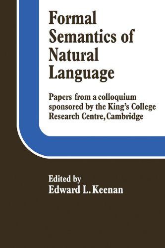 Formal Semantics of Natural Language [Paperback]