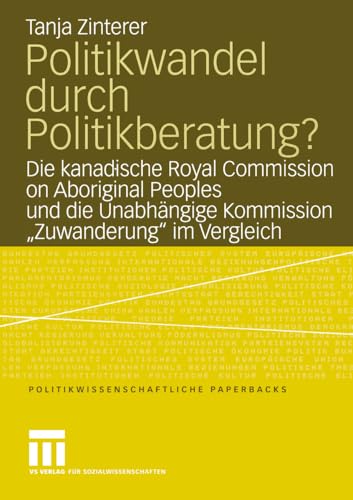 Politikwandel durch Politikberatung?: Die kan