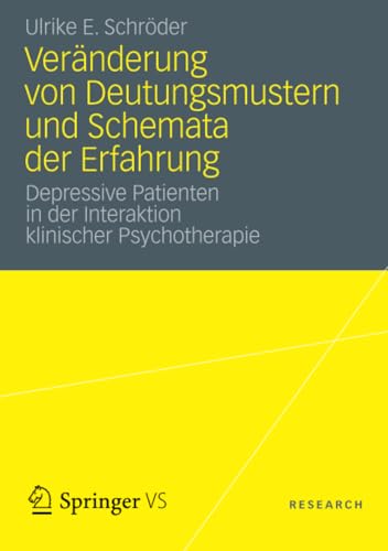 Vernderung von Deutungsmustern und Schemata der Erfahrung: Depressive Patienten [Paperback]