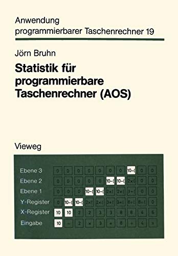 Statistik fr programmierbare Taschenrechner (AOS): Mit 56 Programmen und Progra [Paperback]