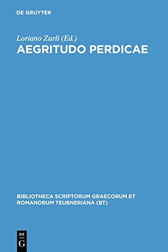 Aegritudo Perdicae [Paperback]