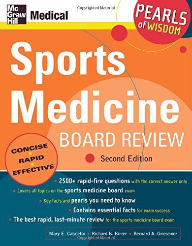 Sports Medicine Board Revie (pearls Of Wisdom) [Paperback]