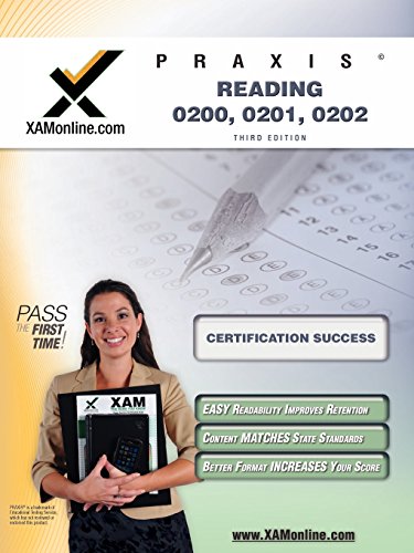 Praxis Reading 0200, 0201, 0202 Teacher Certification Test Prep Study Guide [Paperback]