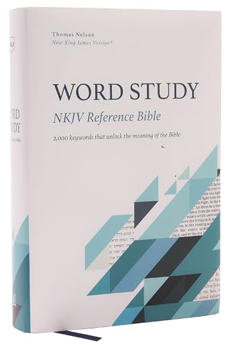 NKJV, Word Study Reference Bible, Hardcover, Red Letter, Comfort Print: 2,000 Ke [Hardcover]