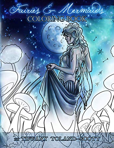 Fairies And Mermaids Coloring Book [Paperback]