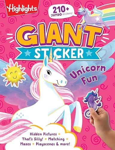 Giant Sticker Unicorn Fun [Paperback]