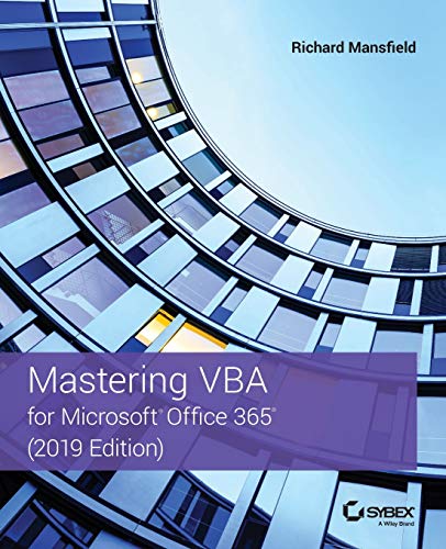 Mastering VBA for Microsoft Office 365 [Paperback]