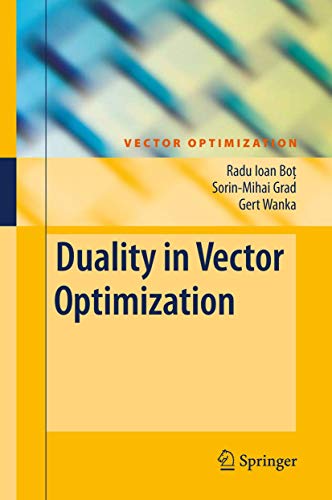 Duality in Vector Optimization [Hardcover]