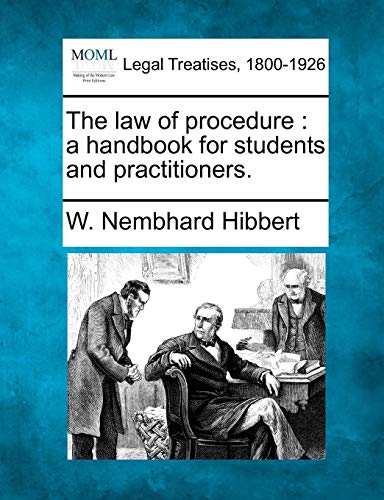 la of procedure  a handbook for students and Practitioners [Paperback]