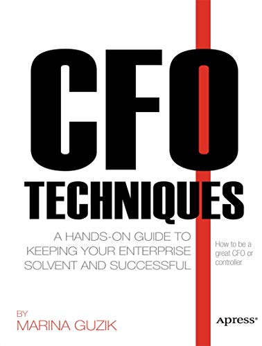 CFO Techniques A Hands-on Guide to Keeping Your Business Solvent and Successful [Paperback]