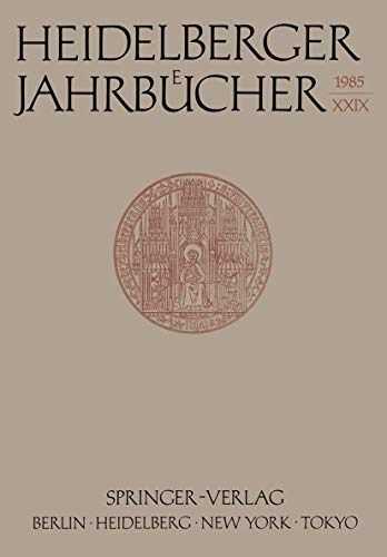 Heidelberger Jahrbcher [Paperback]