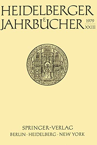 Heidelberger Jahrbcher [Paperback]