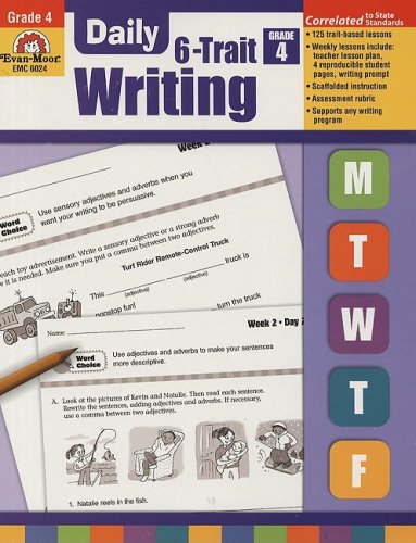 Daily 6-Trait Writing, Grade 4 [Paperback]