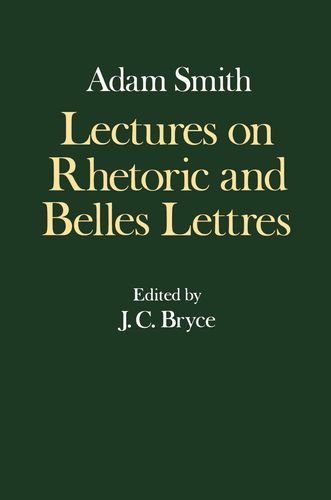 Lectures on Rhetoric and Belles Lettres [Hardcover]