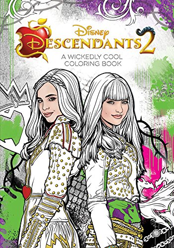 Descendants 2 A Wickedly Cool Coloring Book [