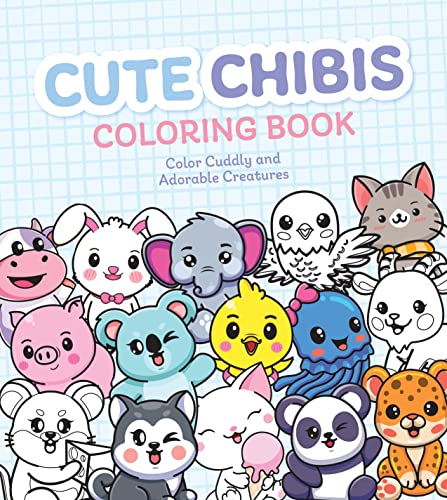 Cute Chibis Coloring Book [Paperback]