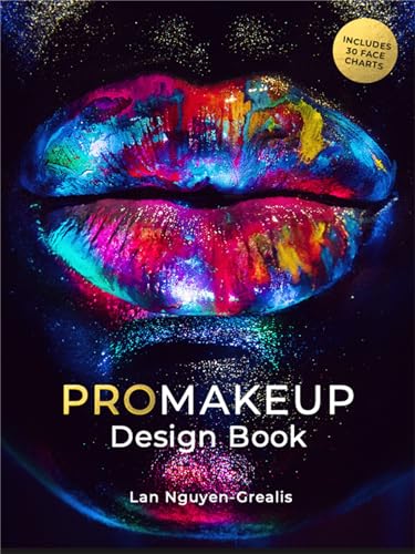 PROMakeup Design Book: Includes 30 Face Charts [Paperback]