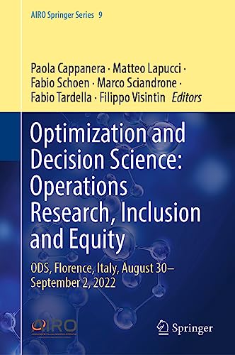 Optimization and Decision Science: Operations Research, Inclusion and Equity: OD [Hardcover]