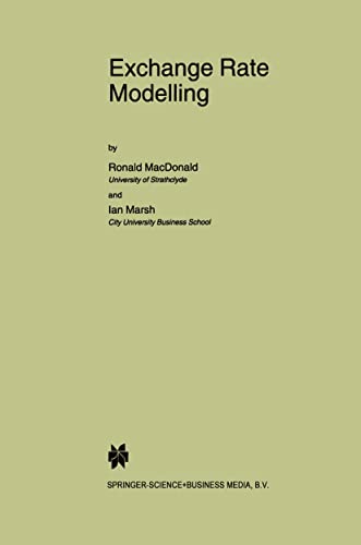 Exchange Rate Modelling [Hardcover]