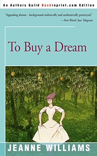 To Buy a Dream [Paperback]