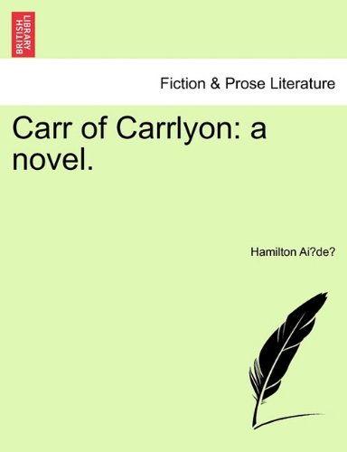 Carr of Carrlyon  A Novel [Paperback]