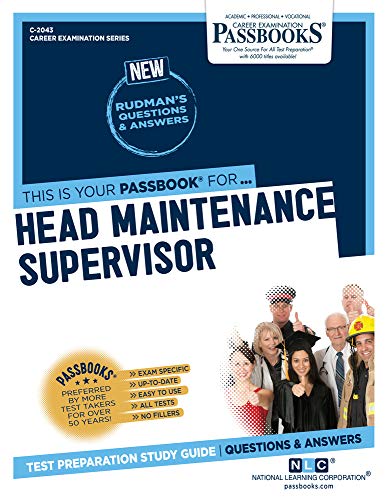 Head Maintenance Supervisor [Paperback]