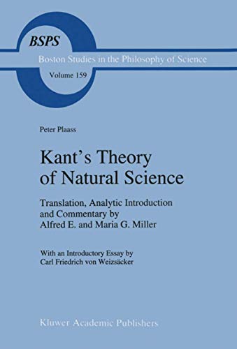 Kants Theory of Natural Science [Hardcover]